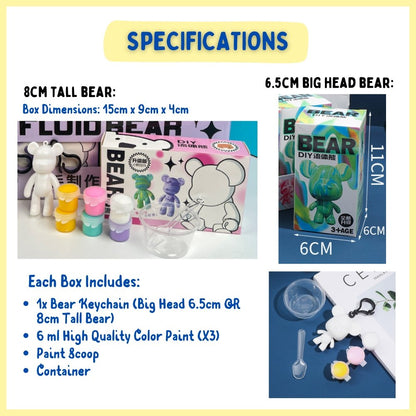 Fluid Bear Keychain Painting Kit