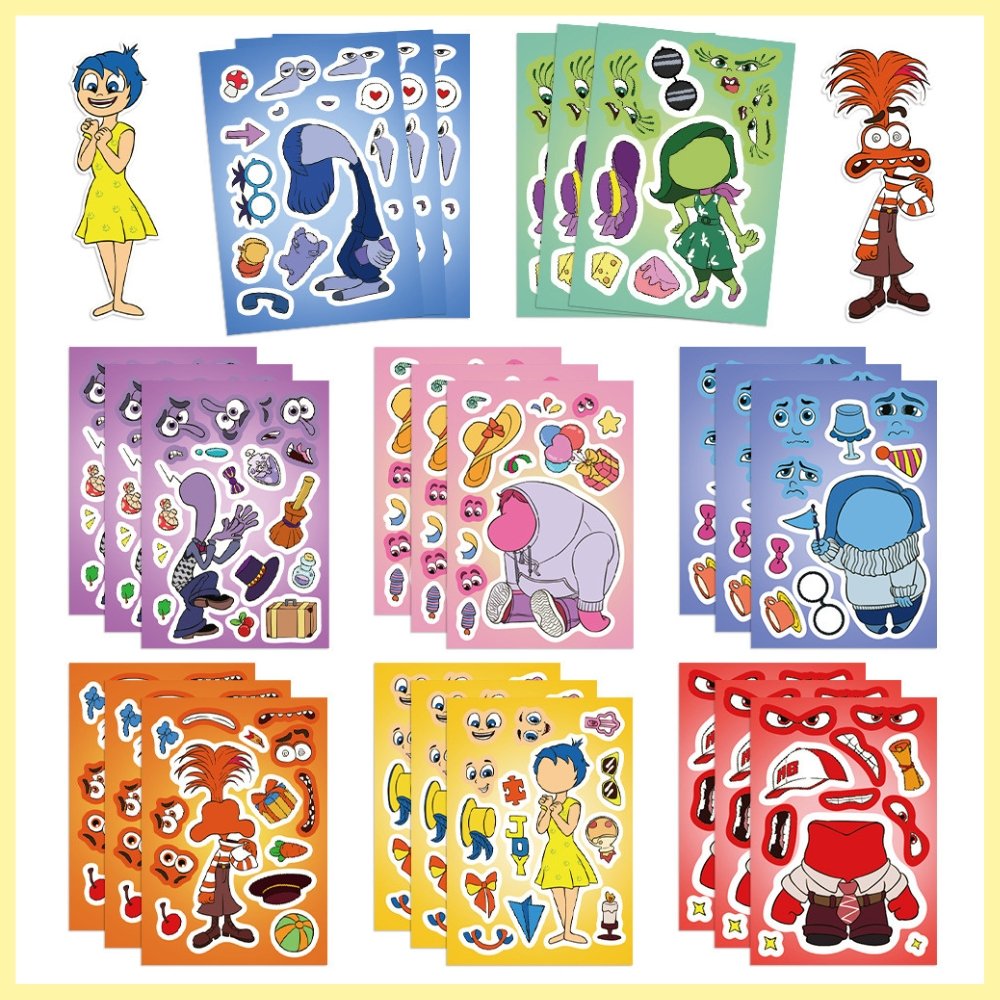 Inside Out Emotions Sticker (Set of 8)