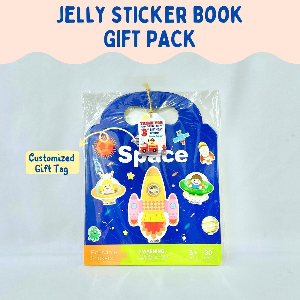 Reusable Jelly Sticker Play Kit Gift Pack