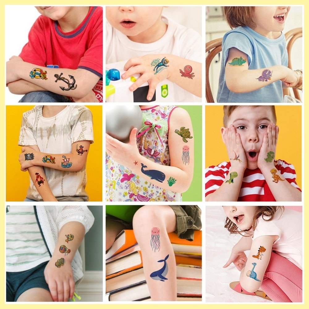 Temporary Tattoo Sticker (Set of 10)