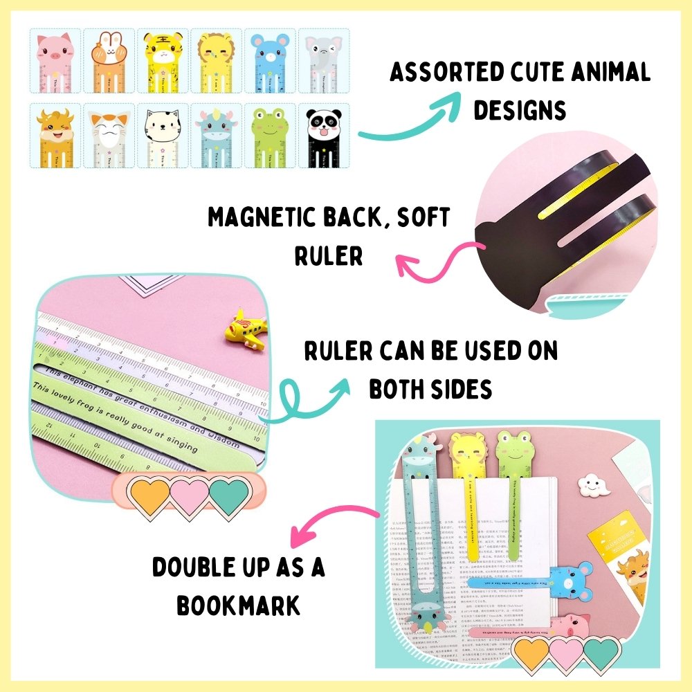 Fun Express Ruler Bookmarks Magnetic Ruler Bookmark – Bash Party Store