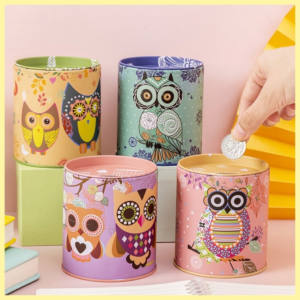 Owl Coin Box &amp; Stationery Holder