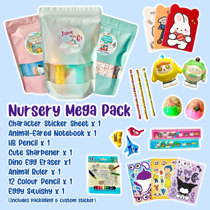 nursery mega pack with stationery items