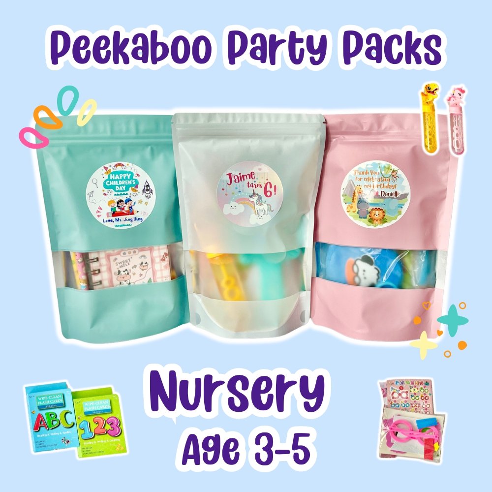 Nursery Peekaboo Party Packs