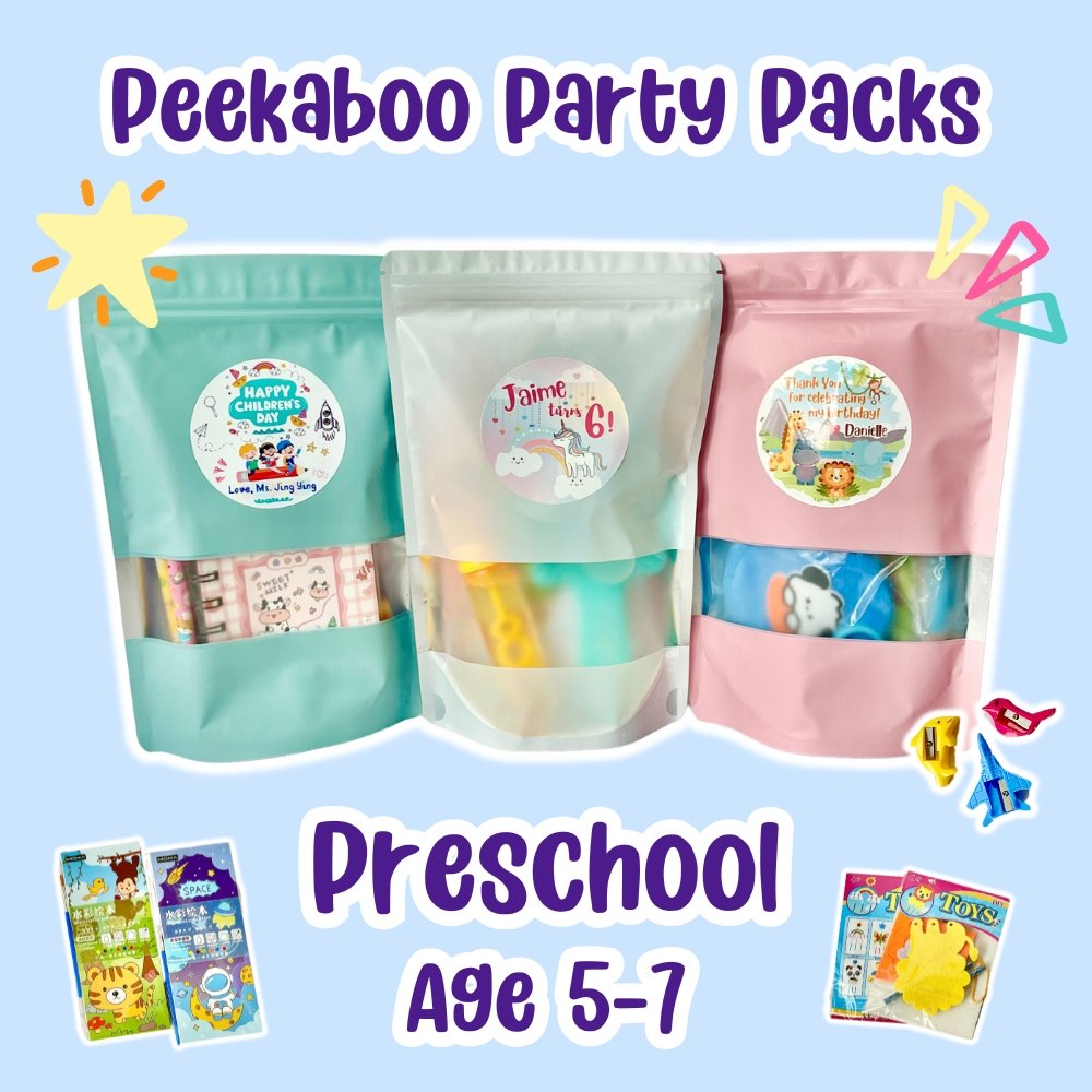 Preschool Peekaboo Party Packs