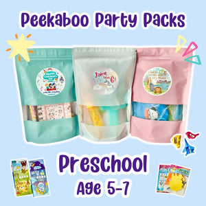 Preschool Peekaboo Party Packs