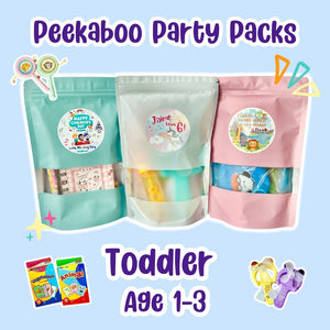 Toddlers Peekaboo Party Packs