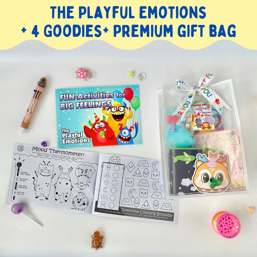 The Playful Emotions Activity Book Premium Goodie Bag