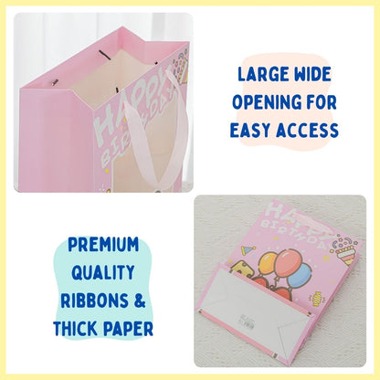 paper bag with ballon prints