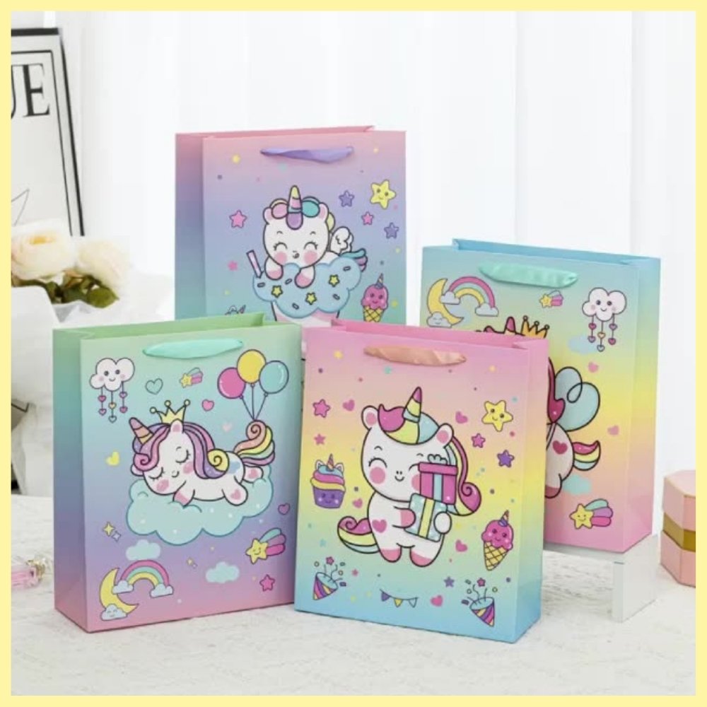premium unicorn paper bag