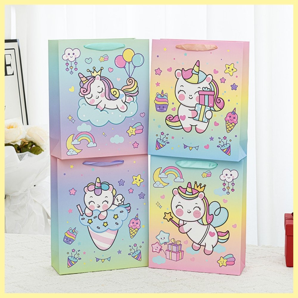 unicorn paper bag