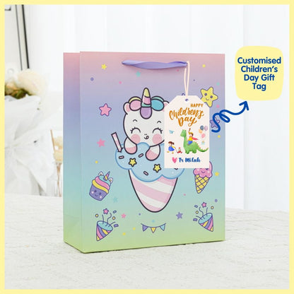 Unicorn Paper Bag (with Gift Tag Options)