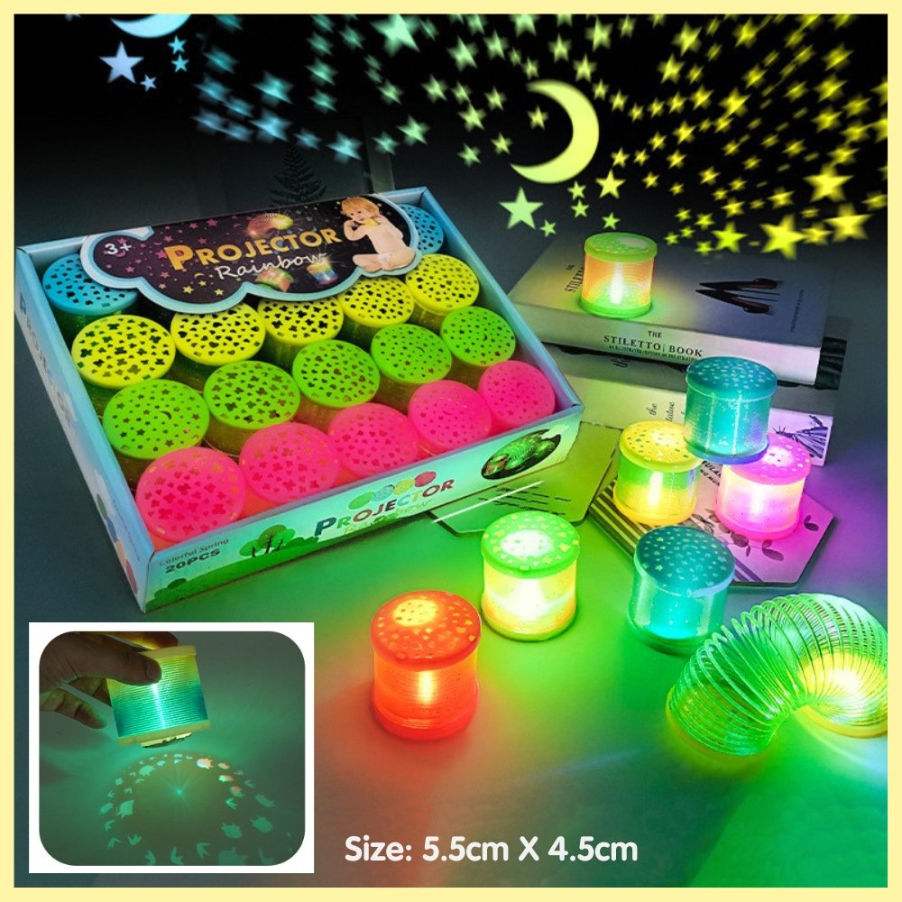 Projector LED Light Glitter Spring