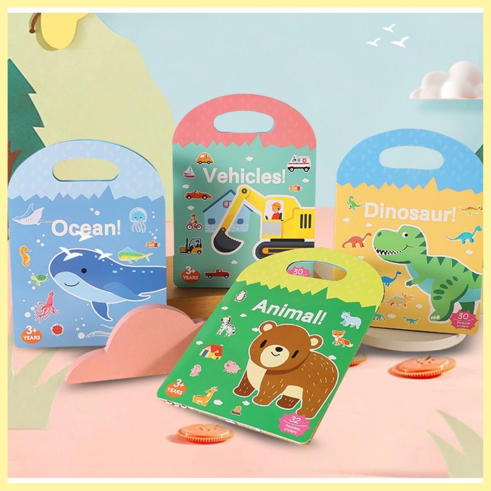 Reusable Jelly Sticker Play Kit