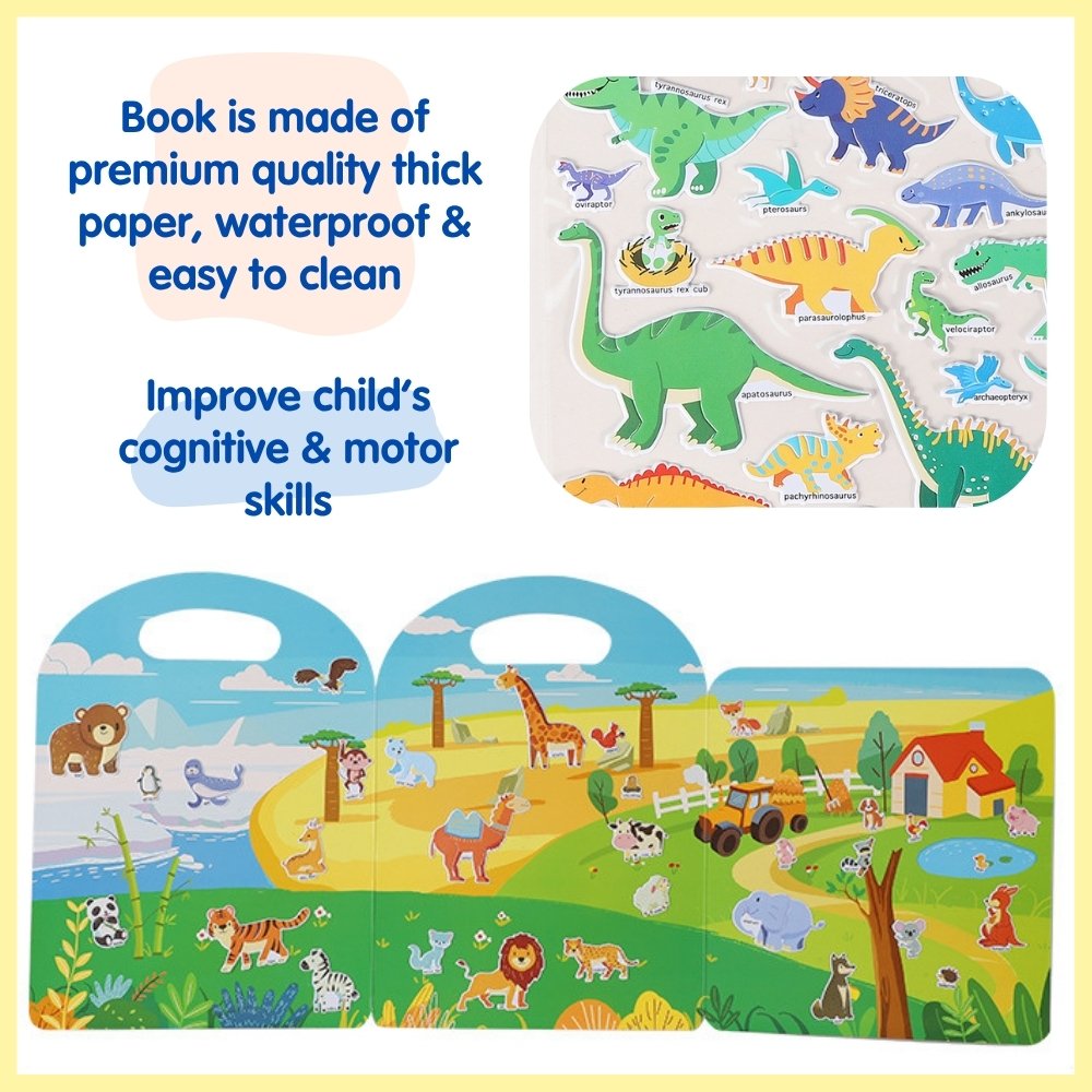 Reusable Jelly Sticker Play Kit