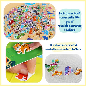 Reusable Jelly Sticker Play Kit