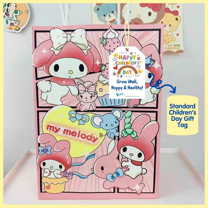 Standard children day gift tag