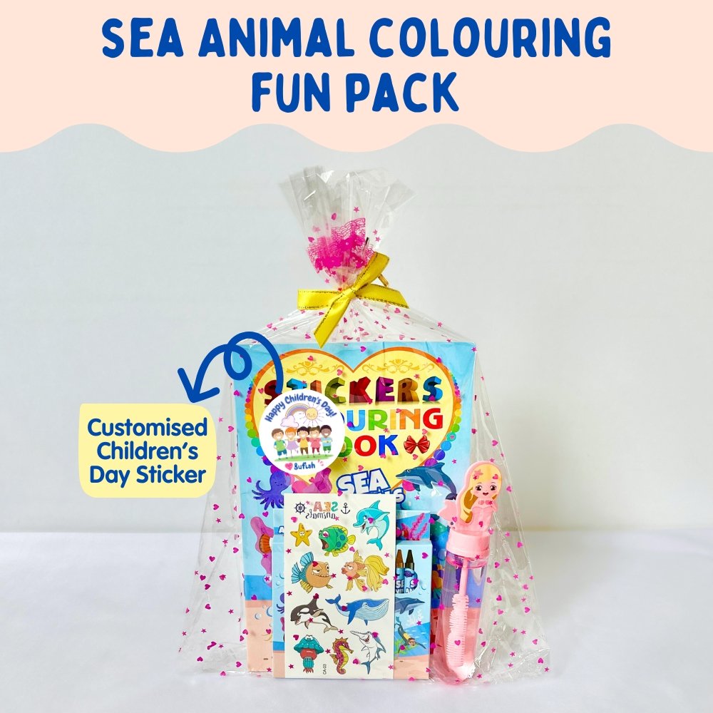 Sea Animal Colouring Fun Goodie Bag