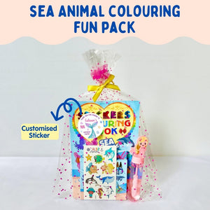 Sea Animal Colouring Fun Goodie Bag