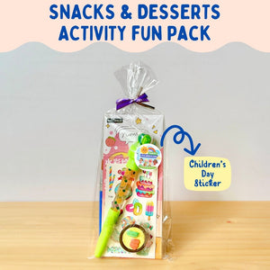 Snacks & Desserts Activity Fun Goodie Bag