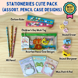 Pencil Case Stationeries Cute Pack