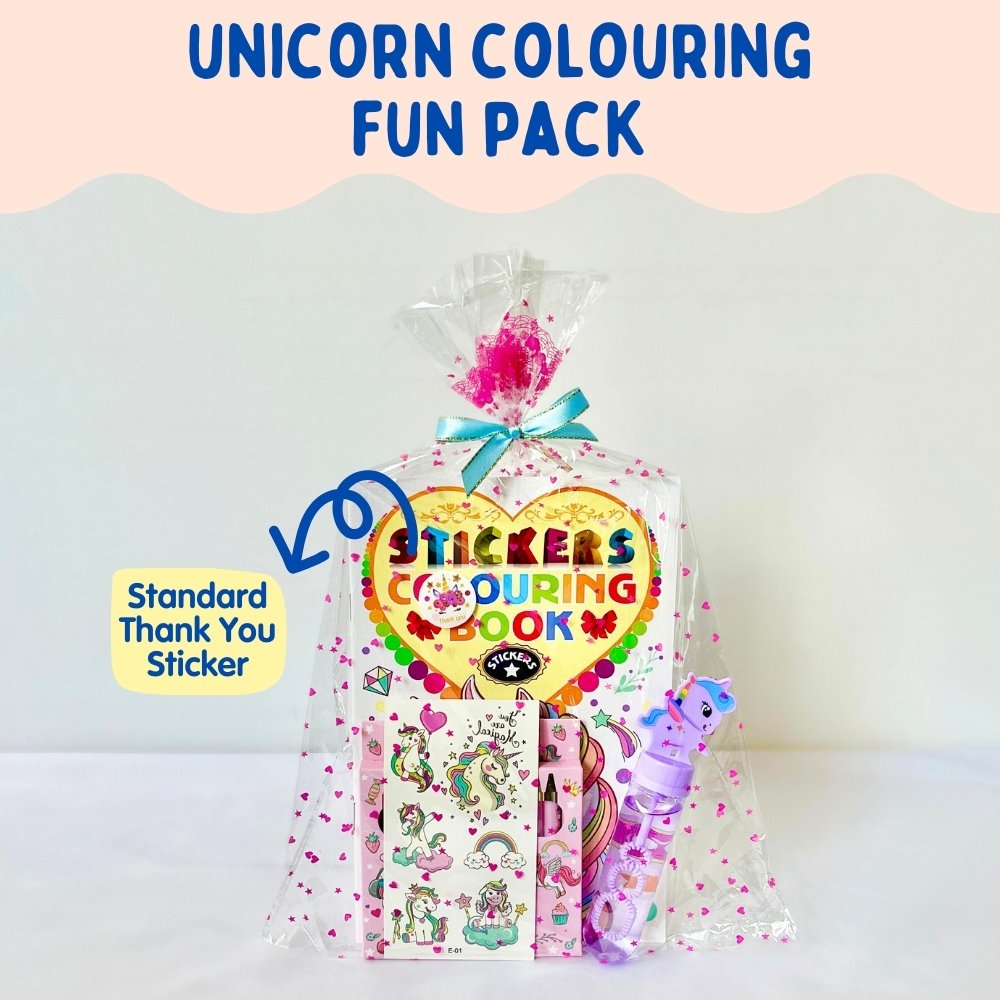 Unicorn Colouring Fun Goodie Bag