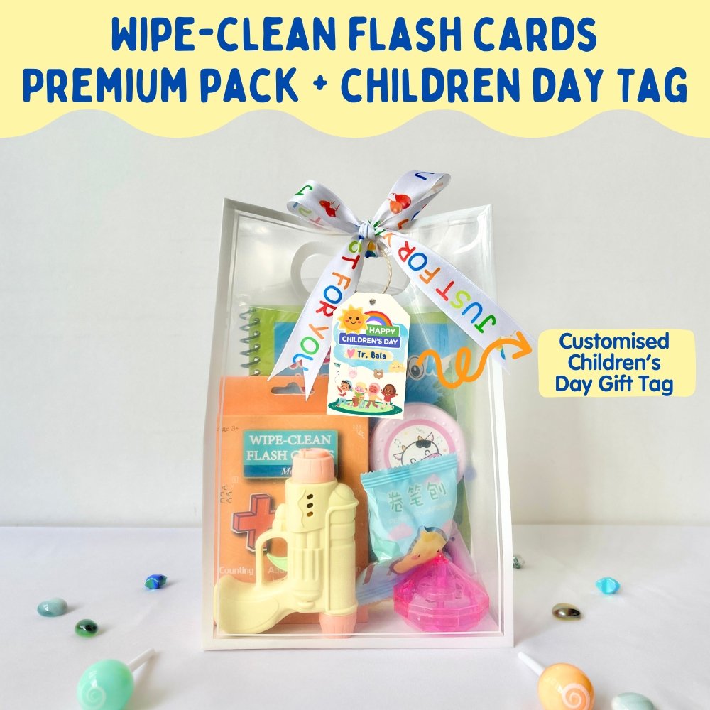 Wipe-Clean Flash Cards Premium Goodie Bag