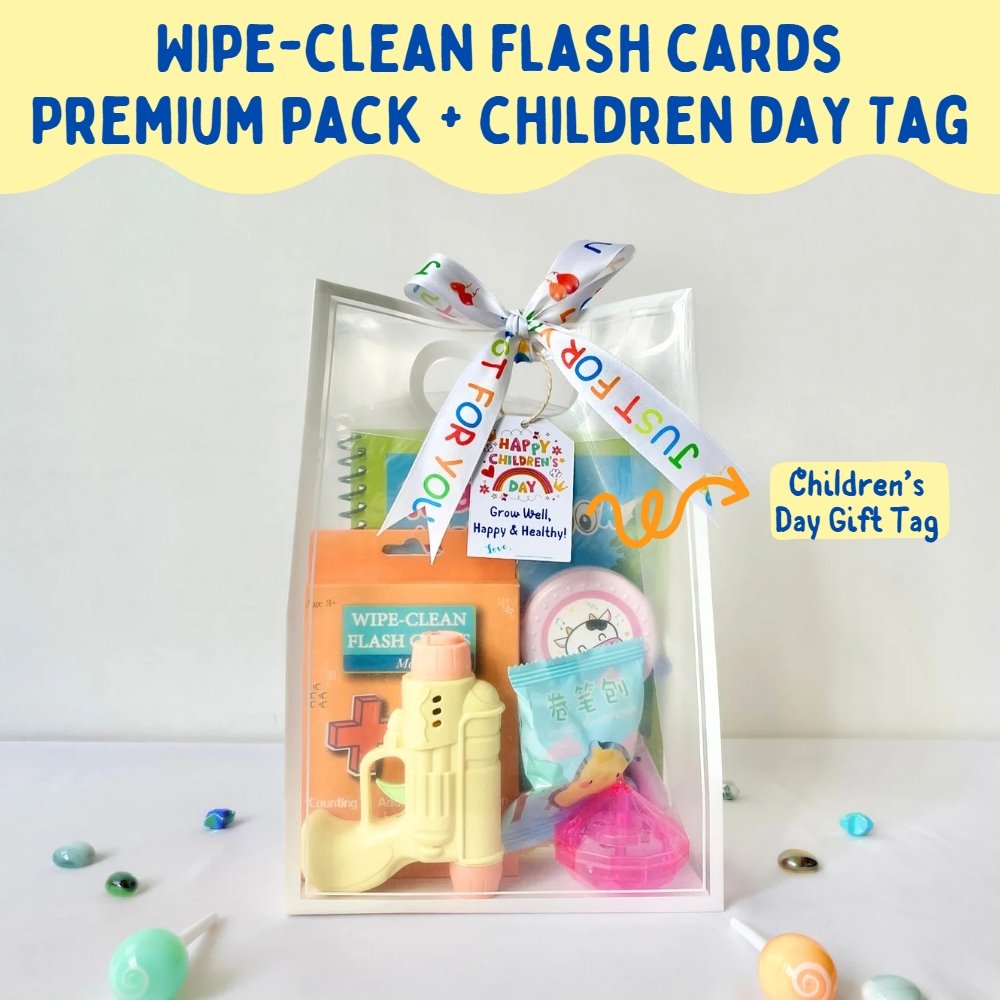 Wipe-Clean Flash Cards Premium Goodie Bag