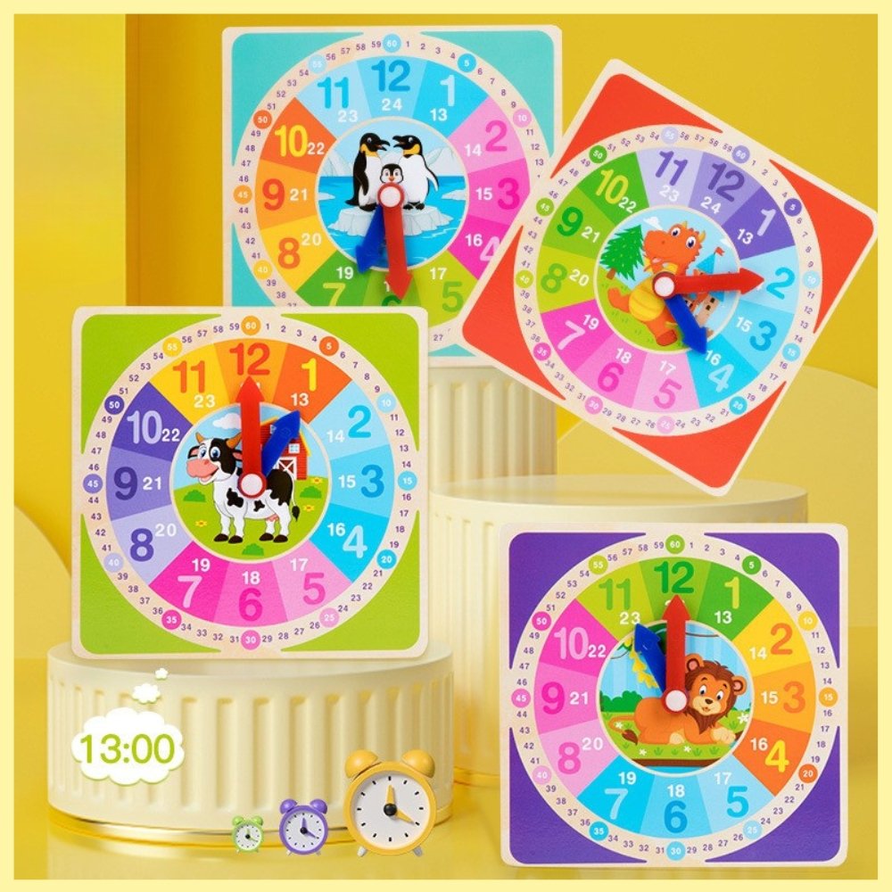 Wooden Learning Clock