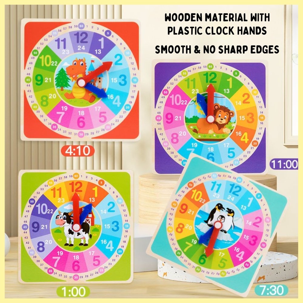 Wooden Learning Clock